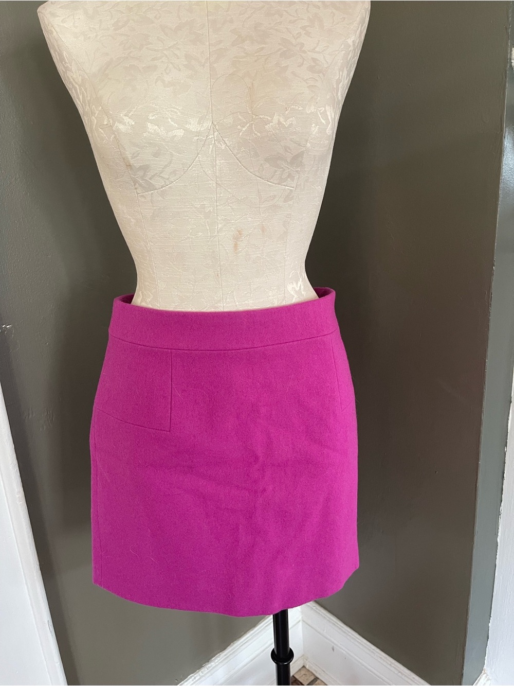JCrew Felted Wool Mini Skirt Size 2